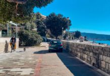 Kazna za vožnju po šetalištu 100 eura