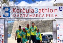 Triatlon klub X Herceg Novi s medaljama na Korčuli