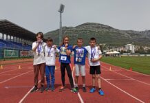 Novski cicibani i cicibanke s medaljama u atletici