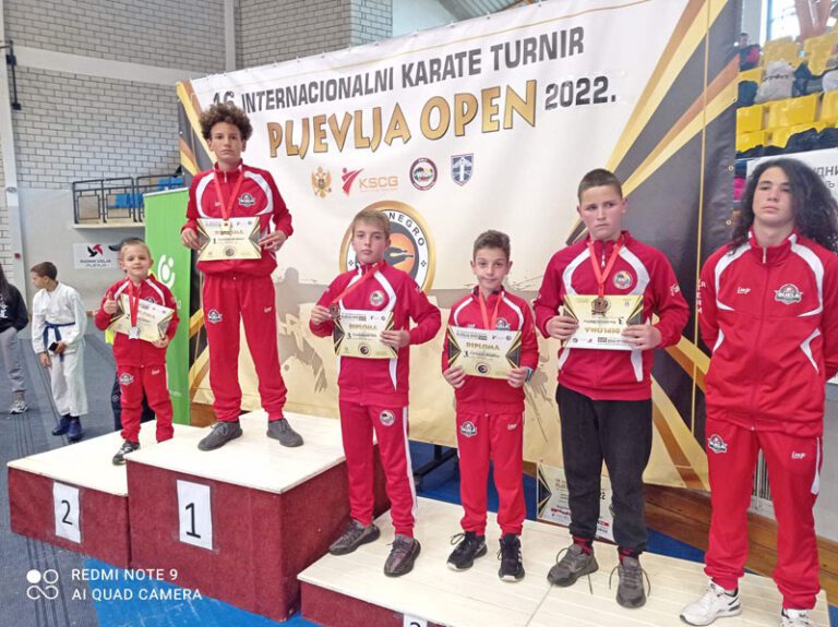 Karatisti Bijele osvojili pet medalja u Pljevljima