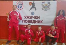 Pet medalja za karatiste Bijele na turniru u Užicama