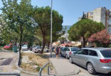 Na Toploj parkiraju pored garaže, na putu