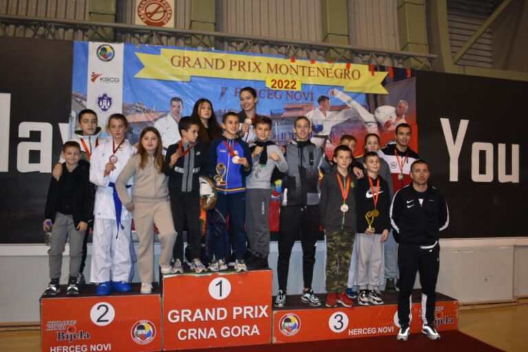 Na karate turniru Grand prix 2022 karatisti Šotokana sa 14 medalja