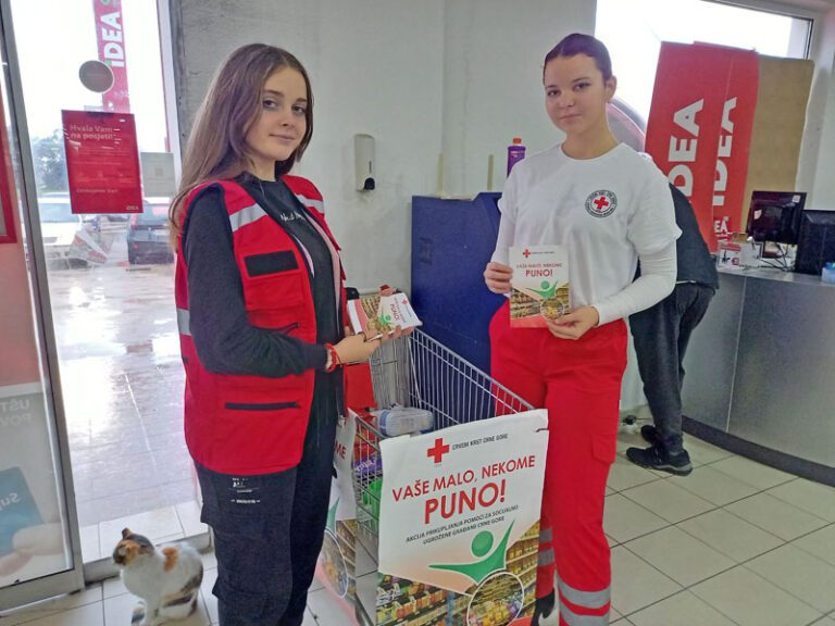 U marketima akcija solidarnosti Crvenog krsta za najugroženije