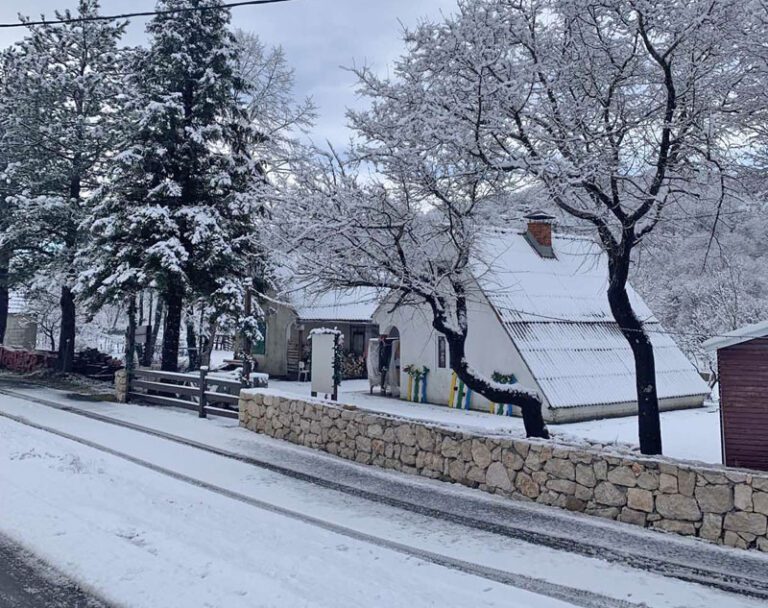 Foto: Snijeg zabijelio novsko zaleđe