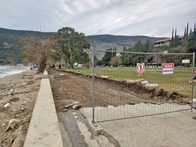 Kasni isporuka materijala, pa i rekonstrukcija šetališta