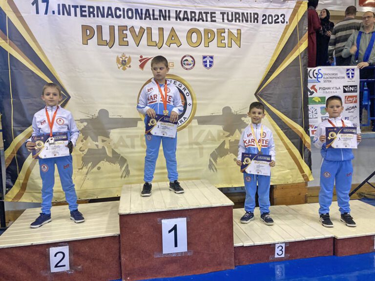 Karatisti Tempa osvojili četiri medalje u Pljevljima