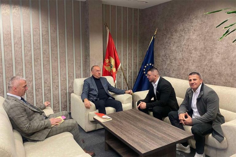 Prašović u Ministarstvu sporta uoči borbe za svjetskog prvaka u WBO federaciji