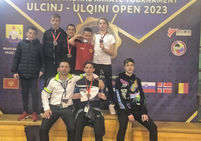 Shotokanteam sa 5 medalja u Ulcinju
