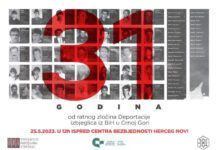 Obilježavanje 31 godine od deportacije bosansko-hercegovačkih izbjeglica iz Crne Gore