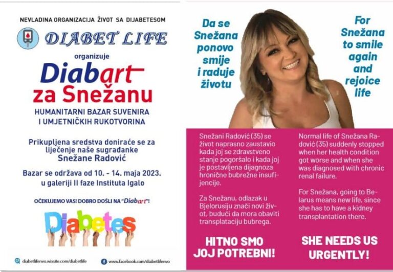Humanitarni bazar “Diabart za Snežanu” u Spa galeriji Instituta