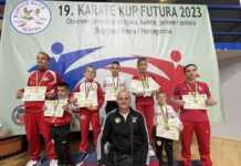 Futura kup: Devet medalja za Bijeljane