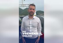 Video: Spajić čekao trajekt preko sat