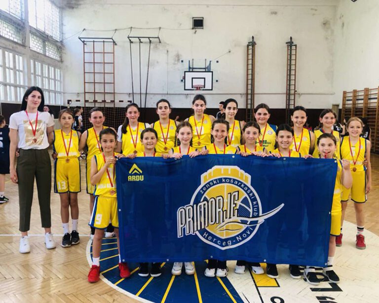 Najmlađe košarkašice Primorja se okitile bronzom na državnom prvenstvu