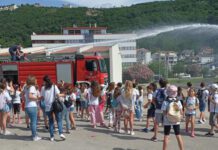 Osnovci sa Tople gosti Službe zaštite i spasavanja