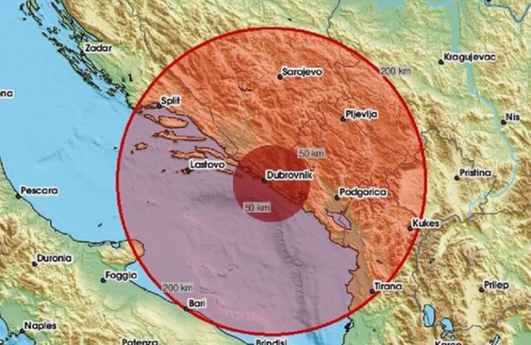 Zemljotres kod Dubrovnika, osjetio se i u Herceg Novom