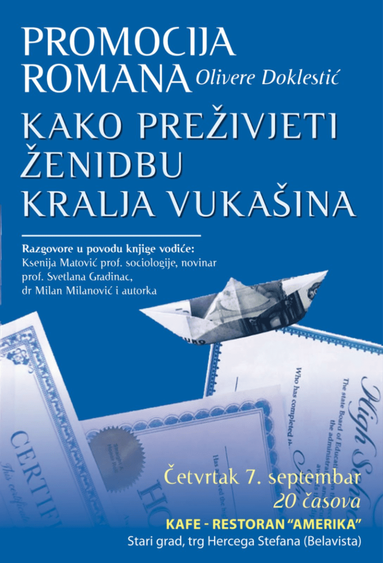 Promocija knjige olivera