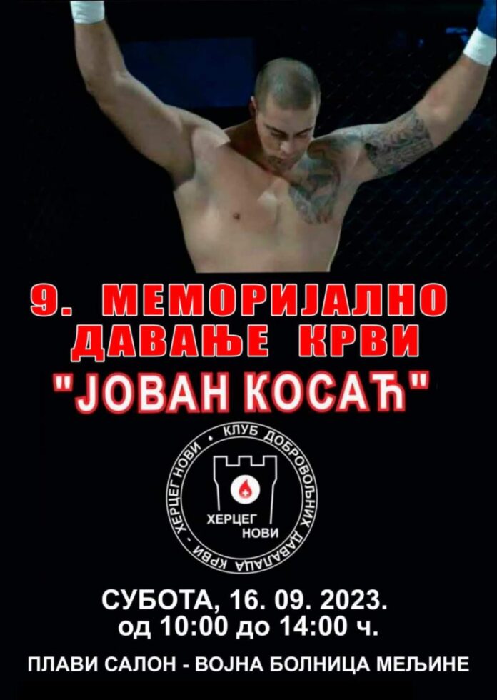 Dobrovoljno davanje krvi kosac