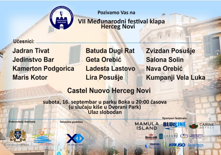 Međunarodni festival klapa u parku „Boka“