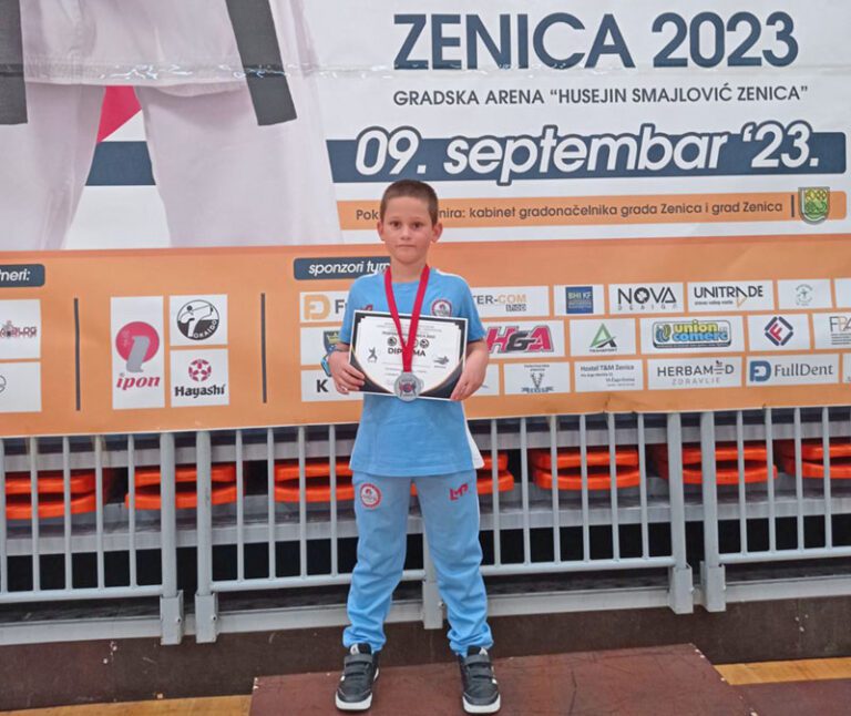 Karatista “Tempa” Bogoslav Katić osvojio srebro u Zenici