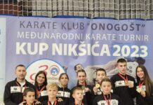 Shotokan team sa 9 medalja u Nikšiću Sotokan nk
