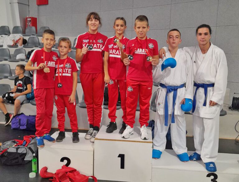 Karatistima “Bijele” devet medalja, a “Tempa” četiri zlata u Podgorici