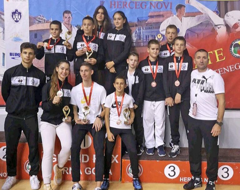Devet medalja za Sotokan tim na karate turniru Grand Prix Montenegro