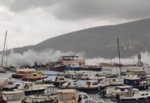 Moru nikad nije vjerovat’, valovi do 4 metra, potopljeno gradsko mulo, Rose…