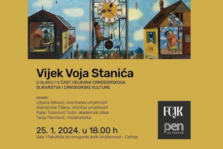 Vijek Voja Stanića: FCJK organizuje program u čast velikana crnogorskoga slikarstva