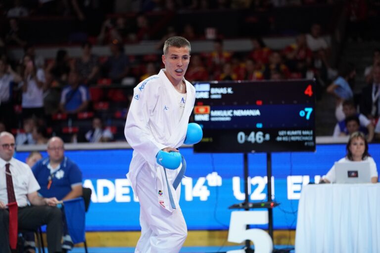 Na Balkanskom prvenstvu u karateu, u crnogorskoj reprezenaticiji Nemanja Mikulić