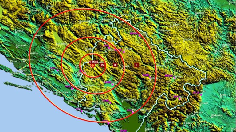 Novi zemljotres pogodio Crnu Goru