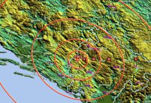 Crnu Goru opet zatreslo, jačina potresa 4,3 stepena