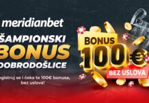 Posebna ponuda povodom polufinala Lige šampiona! Samo danas poklanjamo 100€!