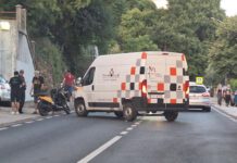 U saobraćajnoj nezgodi oboren motociklista