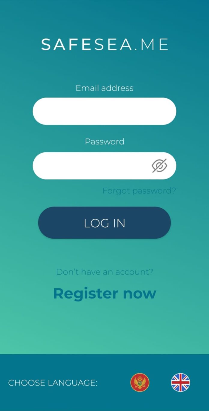 Aplikacija pomoc na moru