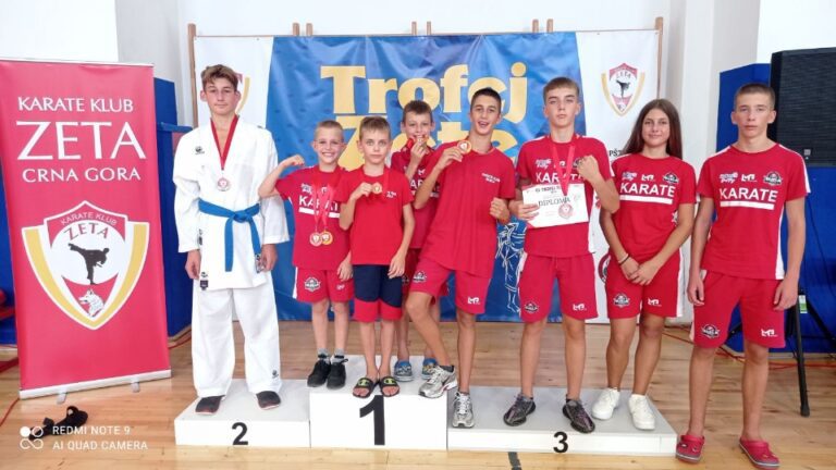 Karatisti Bijele osvojili pet zlatnih medalja na “Trofeju Zete”