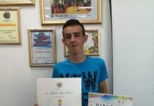 Miloš Gligović zna što hoće i može, odličan u matematici, jezicima, likovnoj umjetnosti, drugarstvu…