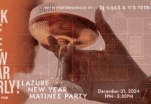 Lazure New Year matine party 31. decembra