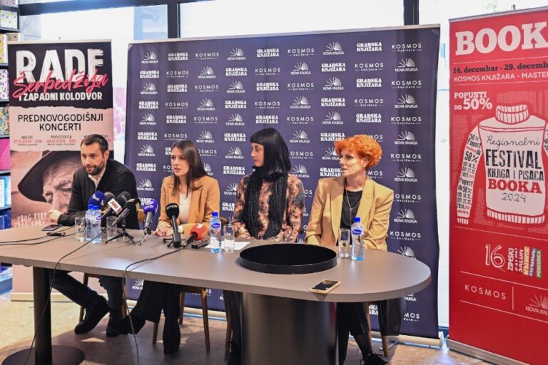 Program 16. zimskog salona knjige “Booka” i prednovogodišnji koncerti Radeta Šerbedžije