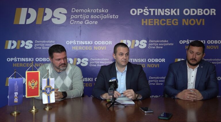 Press DPS-a Herceg Novi: Demokrate pokazale predizborni strah i samovolju