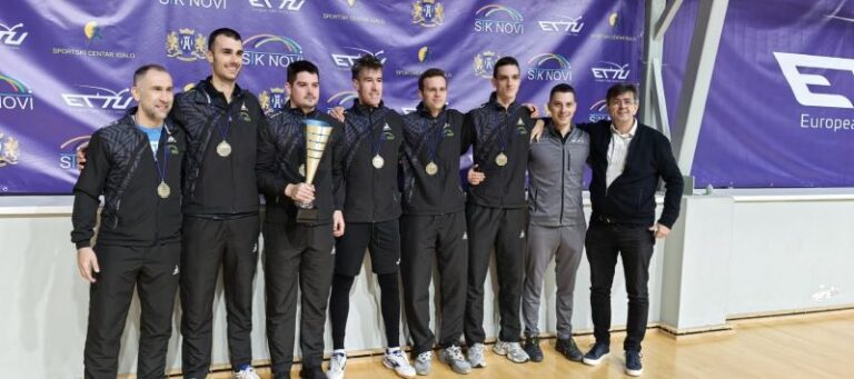 STK Novi šampion Evrope: Istorijsko zlato na ETTU Europe Trophy Grand