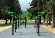 Rekonstruisana teretana na otvorenom u parku ispod Titove vile