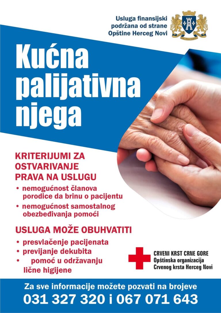 Pomoć sugrađanima – kućna palijativna njega i prevoz onkoloških pacijenata na terapiju