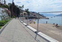 Ograda na dionici Šetališta od „Plaže“ do „Lazura“ kasni zbog dobavljača