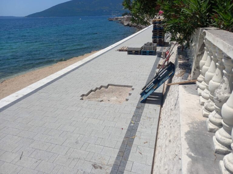Gradski projekti u završnici, odvodi Omladinskog  parka u Igalu zapušeni