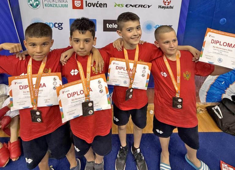 Karatisti Tempa i Kotora osvojili šest medalja u Baru