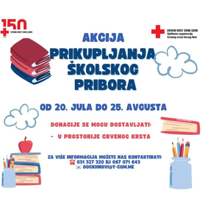 crveni krst pribor