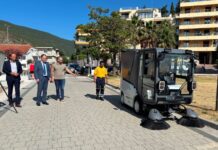 Ulaganje u čistoću Herceg Novog: Nova električna čistilica za šetalište