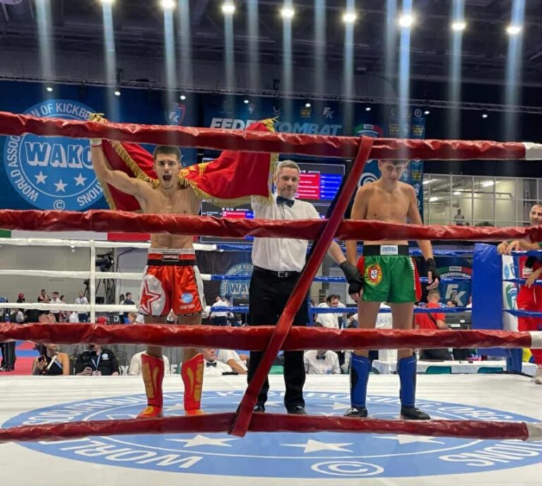 Gzim Prelvukaj u finalu Evropskog prvenstva u low kick boksu