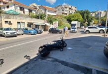 Saobraćajna nezgoda u blizini semafora